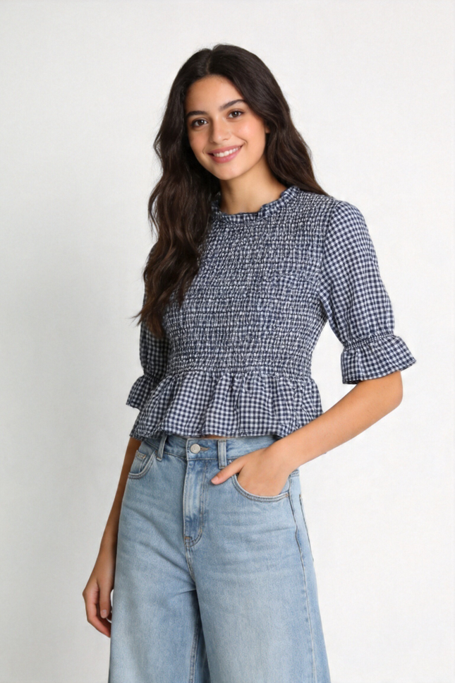 BLUSA ARMONIAS TEEN CUADROS