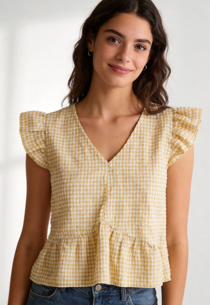 BLUSA ARMONIAS TEEN CUADROS