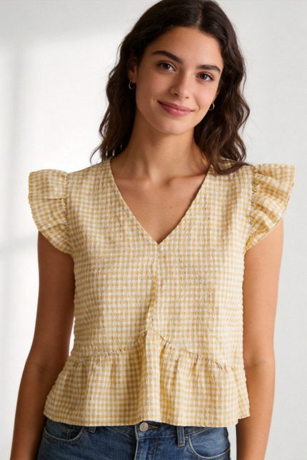 BLUSA ARMONIAS TEEN CUADROS