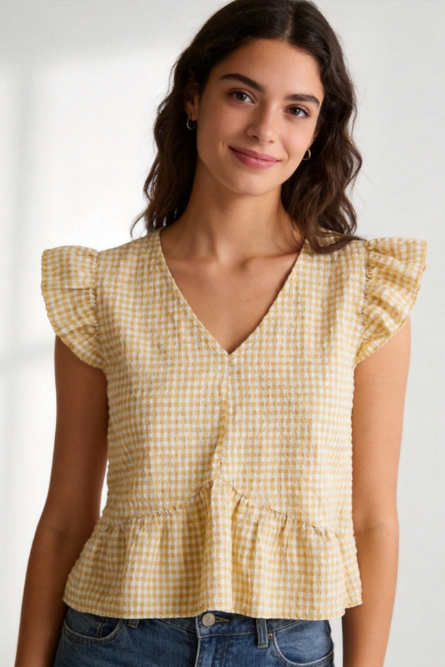 BLUSA ARMONIAS TEEN CUADROS