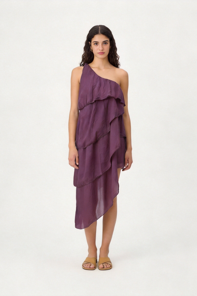 VESTIDO ARMONIAS TEEN ASIMÉTRICO