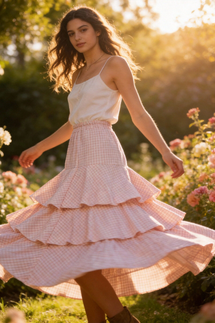 FALDA ARMONIAS TEEN CUADROS