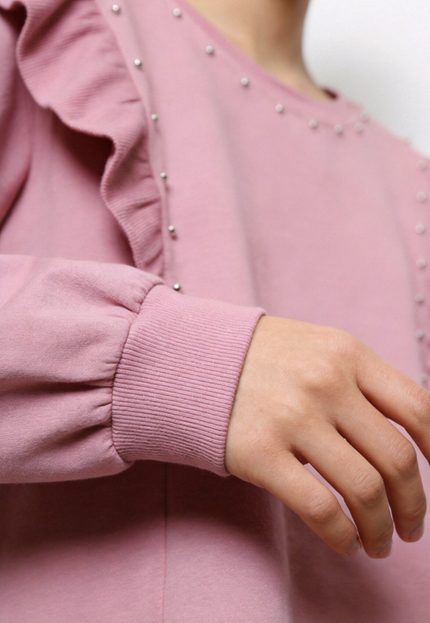 SUDADERA ARMONIAS TEEN TACHUELAS