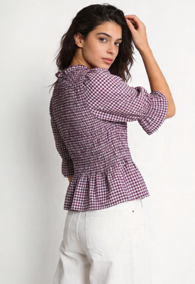 BLUSA ARMONIAS TEEN CUADROS