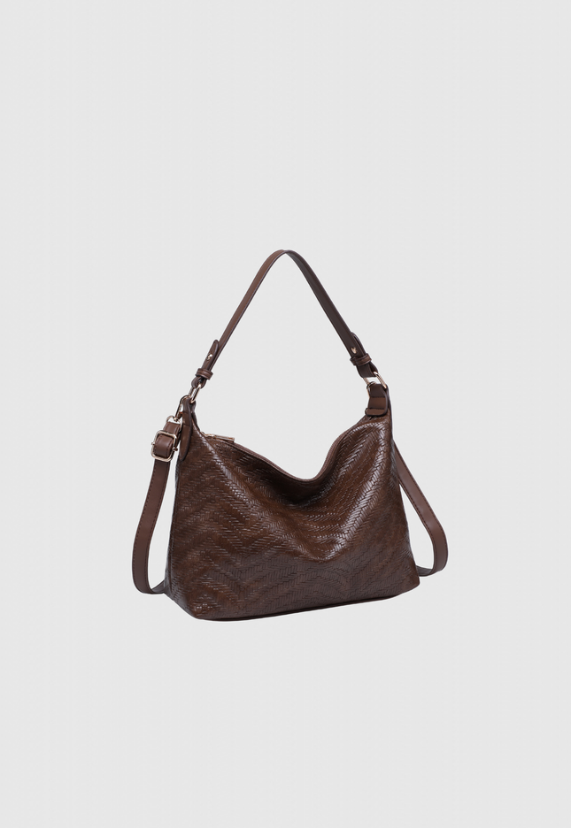 BOLSO DONNA ALESSIA EFECTO TRENZADO