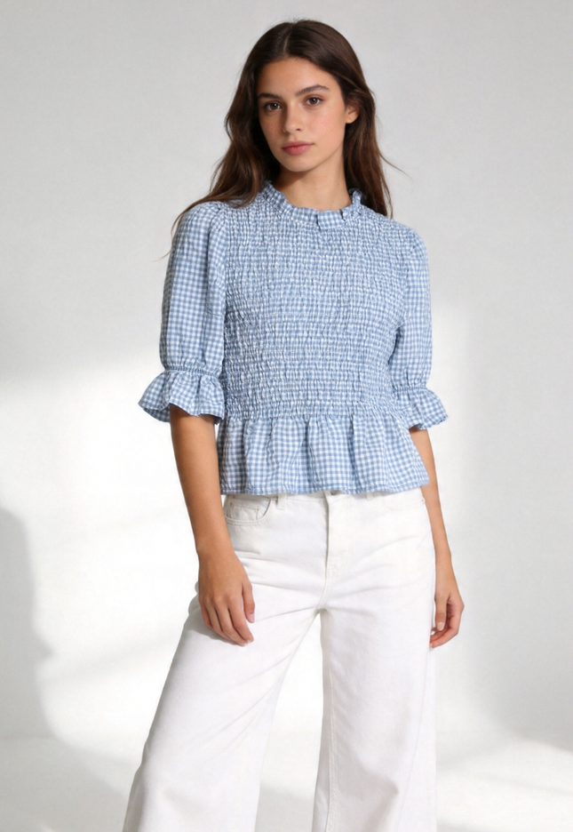 BLUSA ARMONIAS TEEN CUADROS