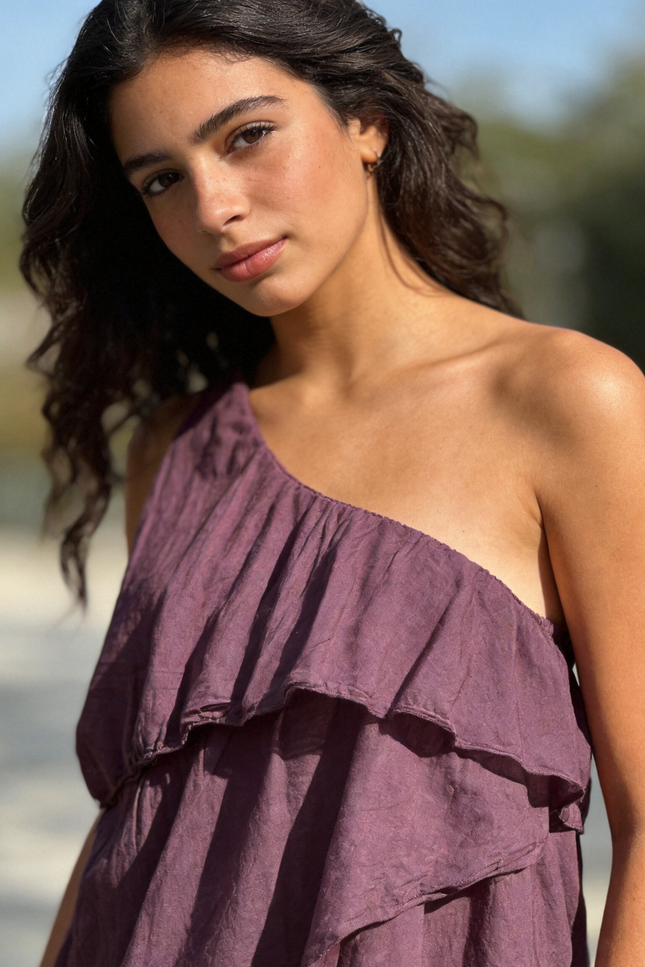 VESTIDO ARMONIAS TEEN ASIMÉTRICO