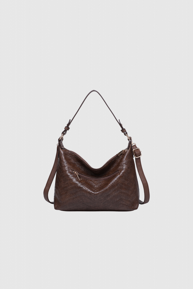 BOLSO DONNA ALESSIA EFECTO TRENZADO