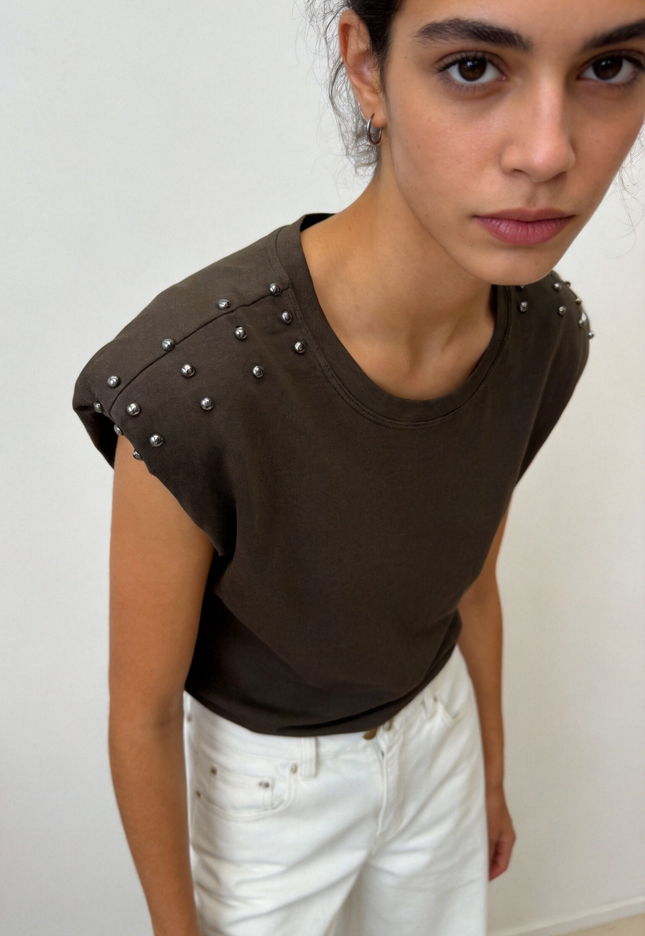 CAMISETA ARMONIAS TEEN HOMBRERAS