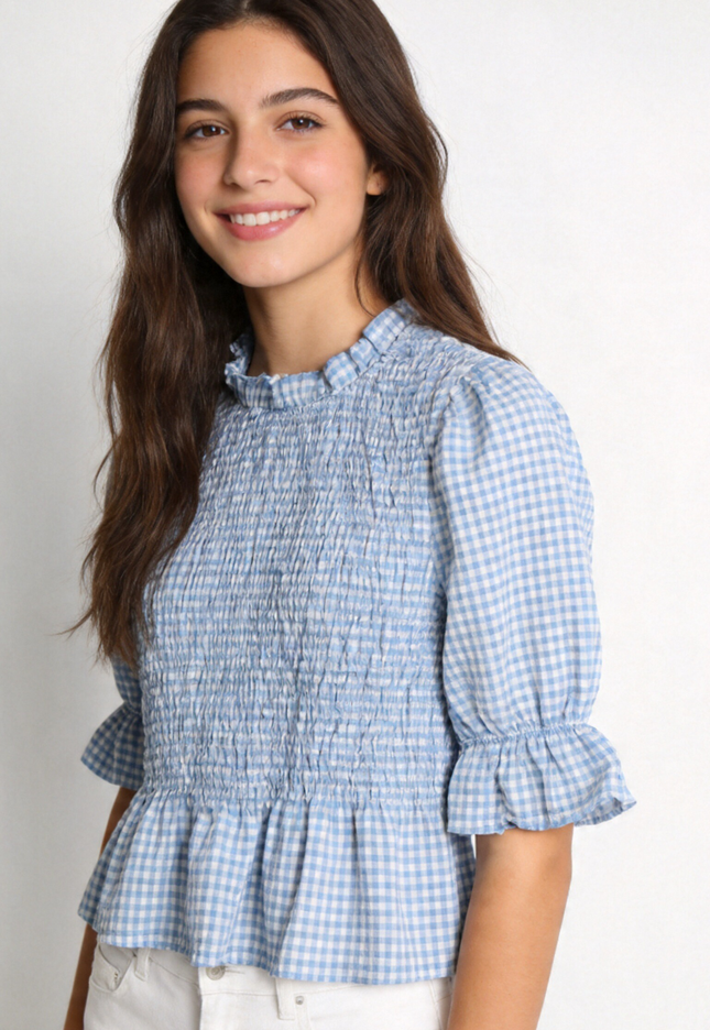 BLUSA ARMONIAS TEEN CUADROS