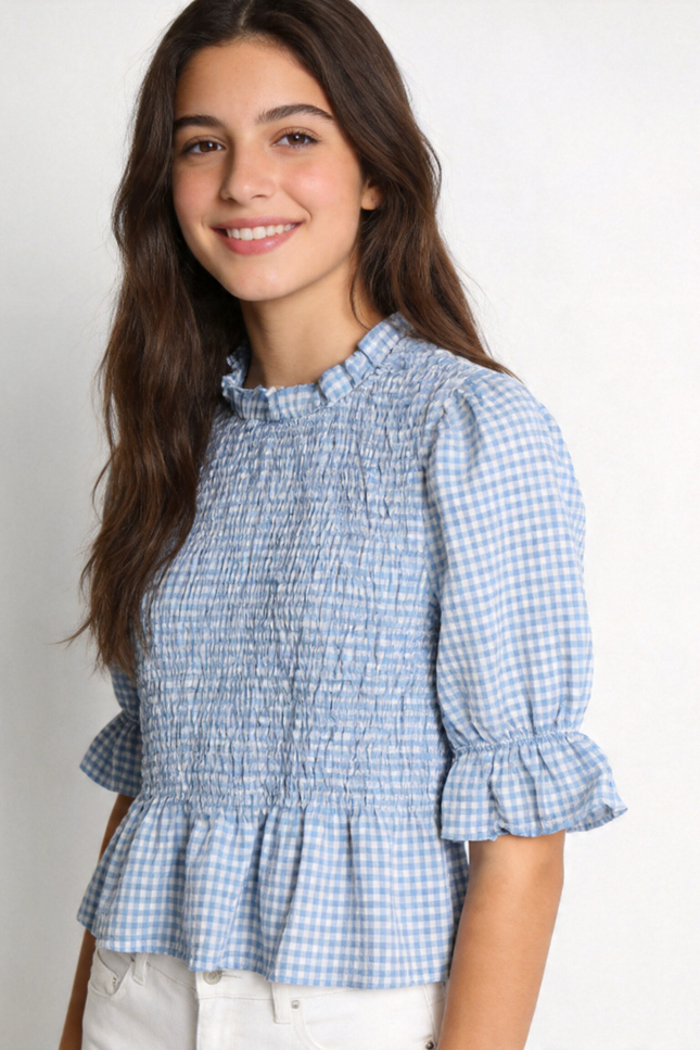BLUSA ARMONIAS TEEN CUADROS