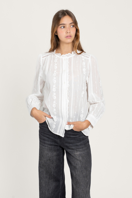 CAMISA ARMONIAS BORDADOS