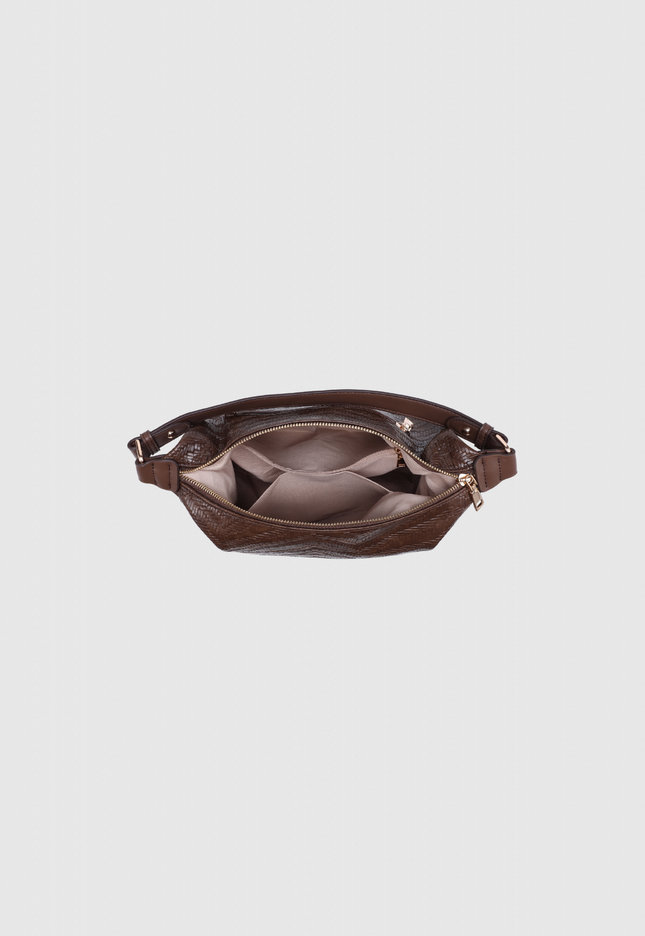 BOLSO DONNA ALESSIA EFECTO TRENZADO