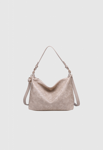 BOLSO DONNA ALESSIA EFECTO TRENZADO