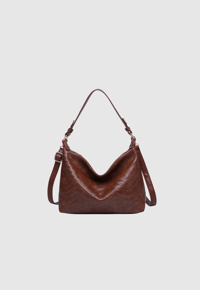 BOLSO DONNA ALESSIA EFECTO TRENZADO