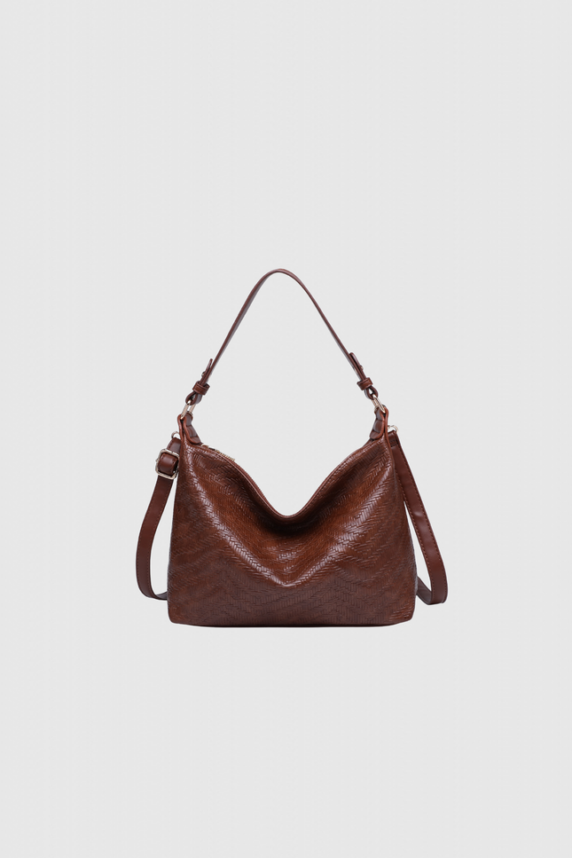BOLSO DONNA ALESSIA EFECTO TRENZADO