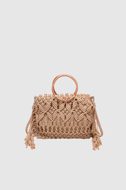 BOLSO DONNA ALESSIA ASA MADERA