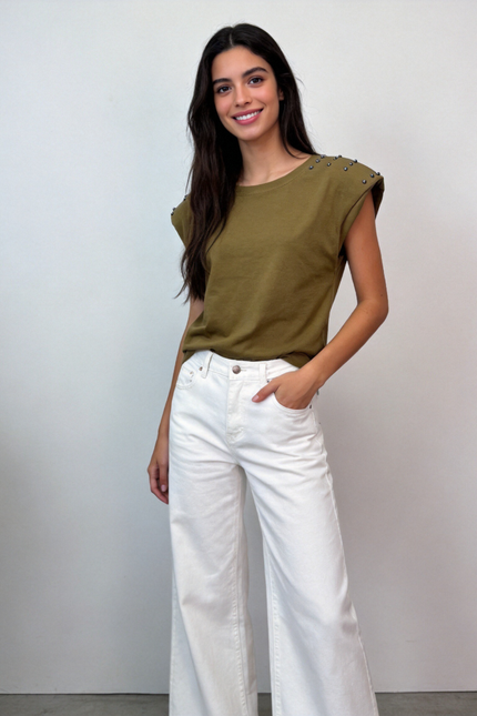 CAMISETA ARMONIAS TEEN HOMBRERAS
