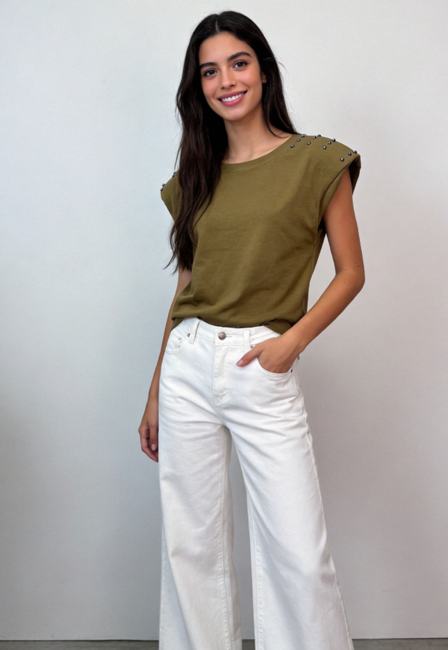 CAMISETA ARMONIAS TEEN HOMBRERAS