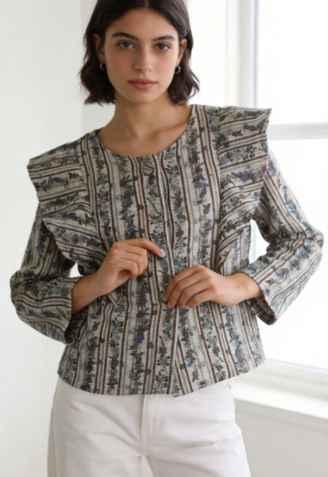 CHAQUETA ARMONIAS TEEN TEXTURA