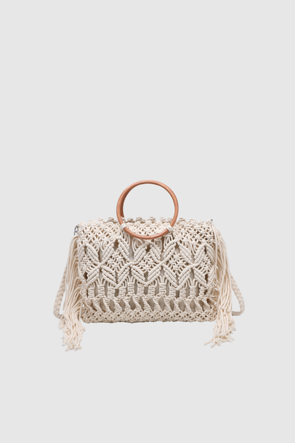 BOLSO DONNA ALESSIA ASA MADERA