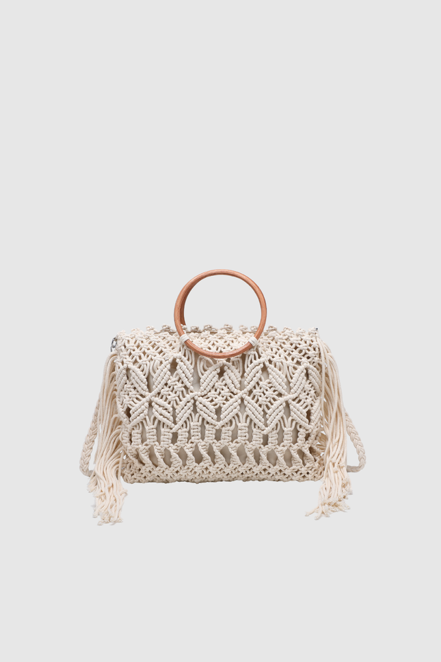 BOLSO DONNA ALESSIA ASA MADERA