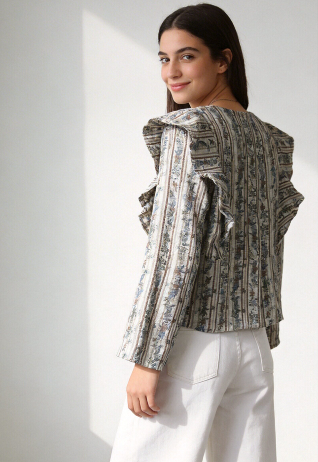 CHAQUETA ARMONIAS TEEN TEXTURA