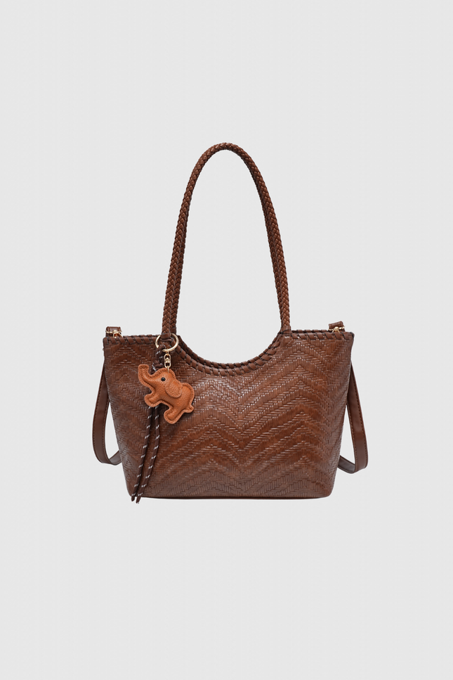 BOLSO DONNA ALESSIA EFECTO TRENZADO
