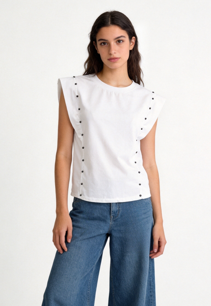 CAMISETA ARMONIAS TEEN TACHUELAS