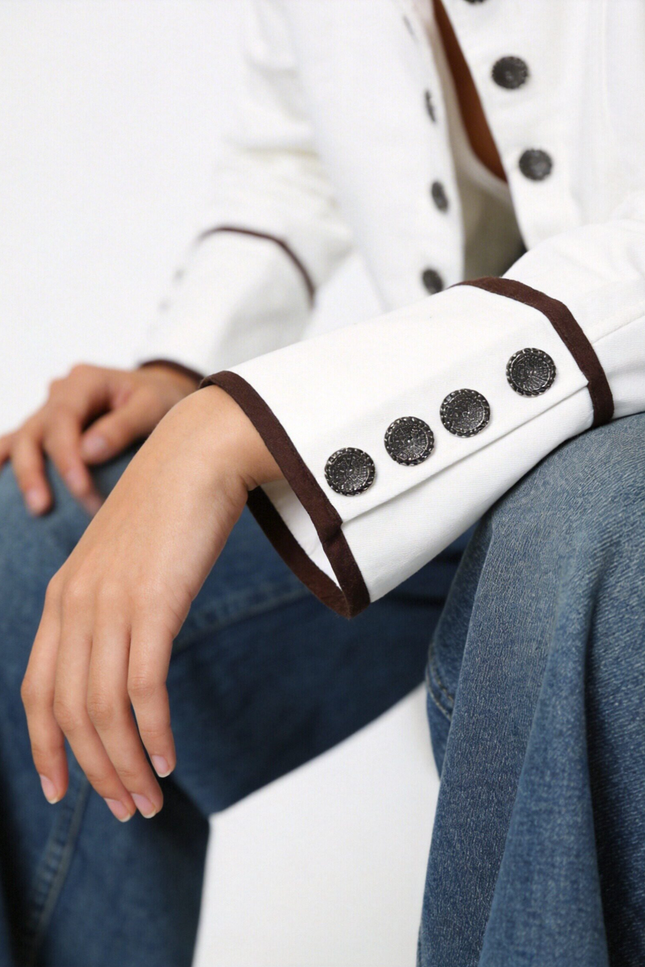 CHAQUETA ARMONIAS TEEN BOTONES