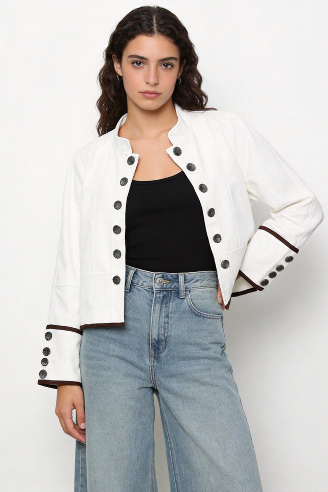 CHAQUETA ARMONIAS TEEN BOTONES