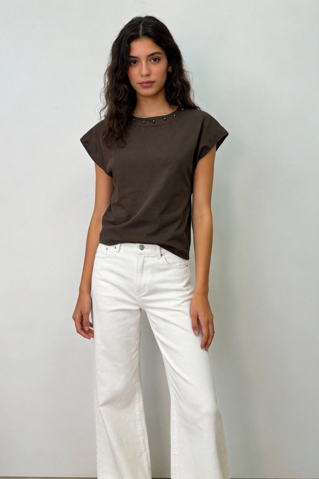 CAMISETA ARMONIAS TEEN TACHUELAS