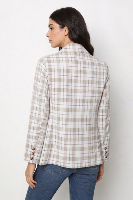 CHAQUETA ARMONIAS CUADROS