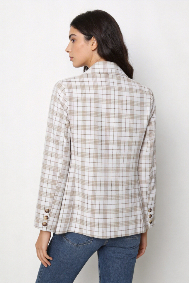 CHAQUETA ARMONIAS CUADROS