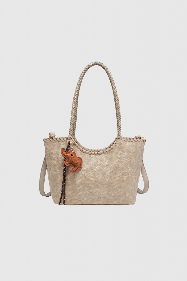 BOLSO DONNA ALESSIA EFECTO TRENZADO