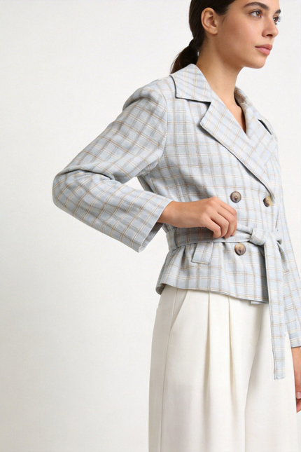 CHAQUETA ARMONIAS CUADROS