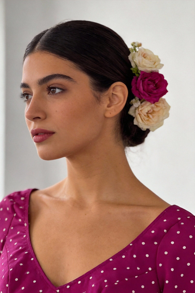 TRAJE DE FLAMENCA LOLITA LUNARES PEQUEÑOS