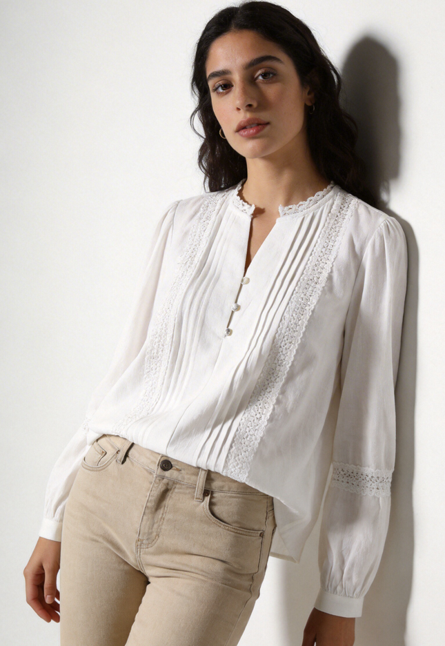 CAMISA ARMONIAS BORDADOS