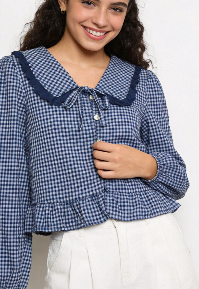 BLUSA ARMONIAS TEEN CUADROS