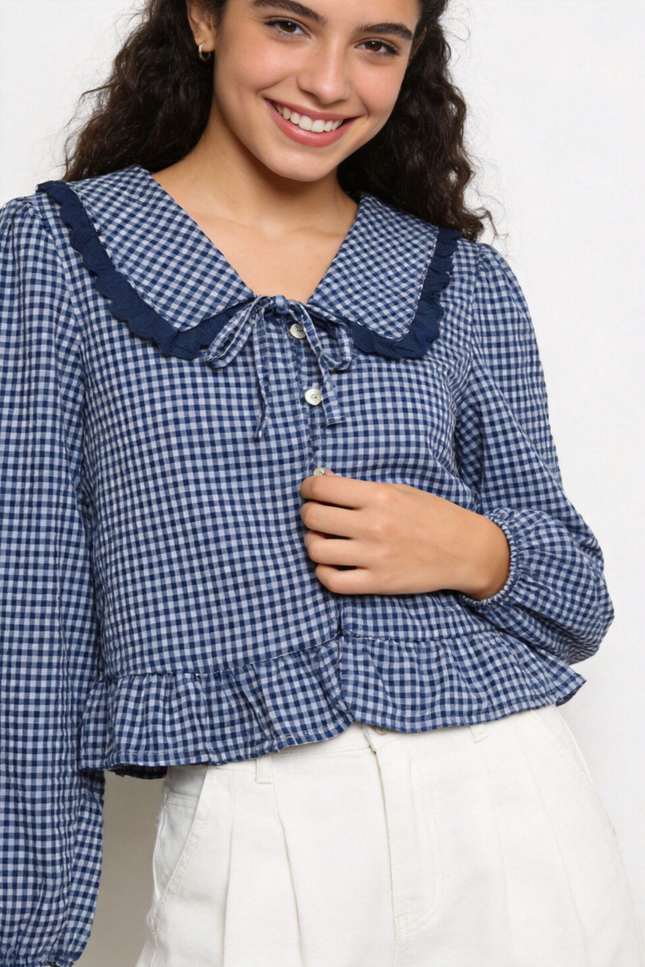 BLUSA ARMONIAS TEEN CUADROS