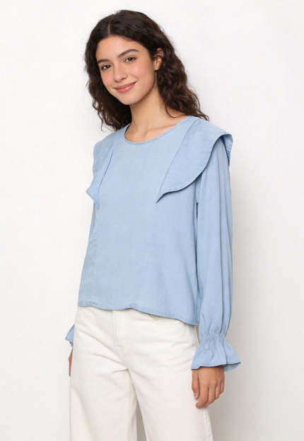 BLUSA ARMONIAS TEEN VOLANTES