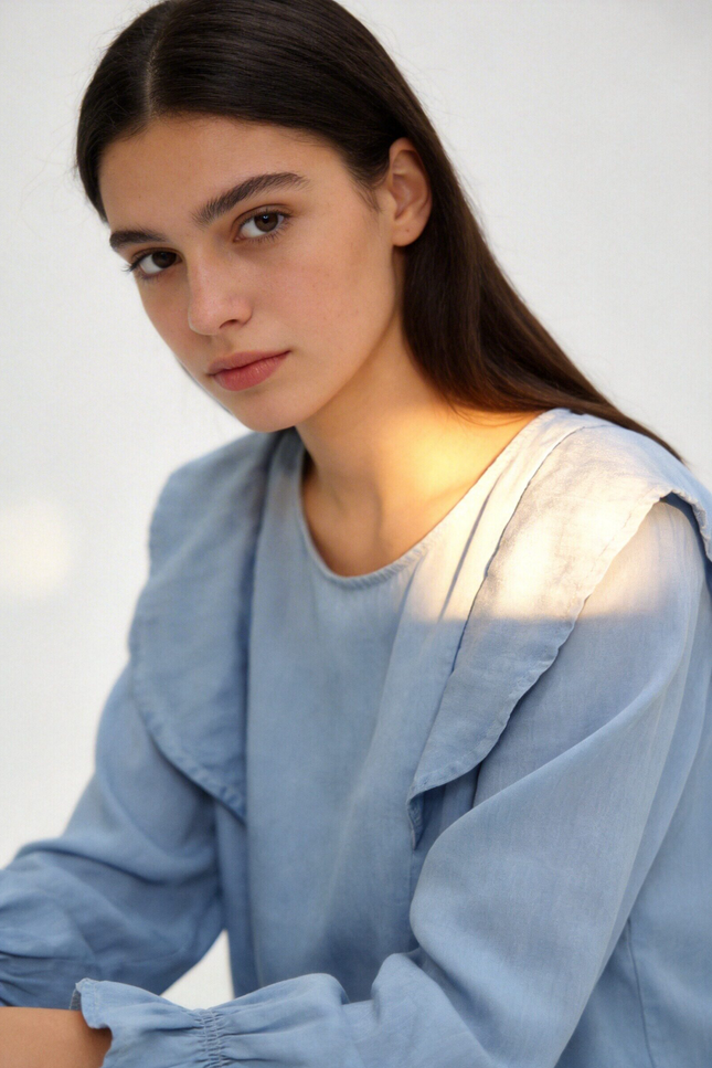 BLUSA ARMONIAS TEEN VOLANTES