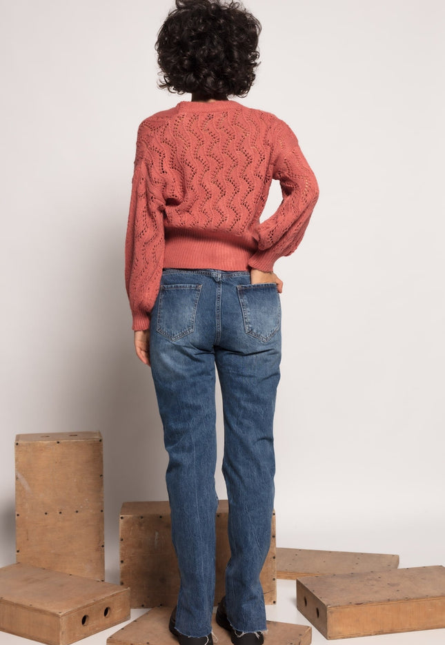 JEAN LAULIA MOM FIT LONGUE
