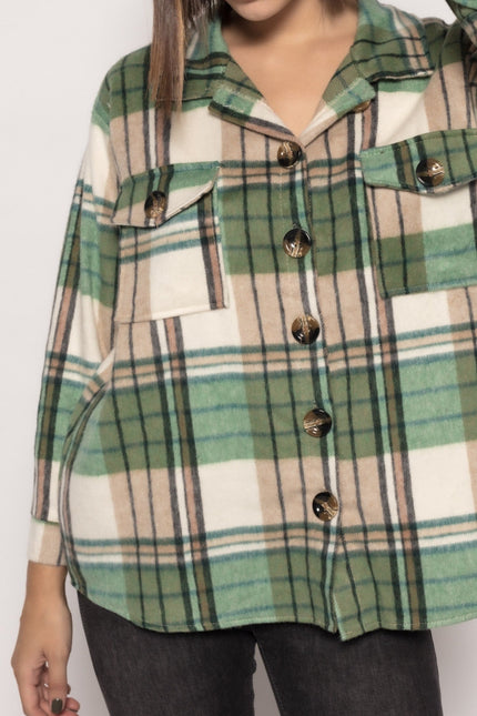 ARMONIAS CHECKED OVERSHIRT