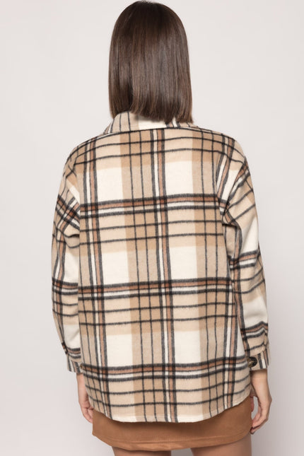 ARMONIAS CHECKED OVERSHIRT