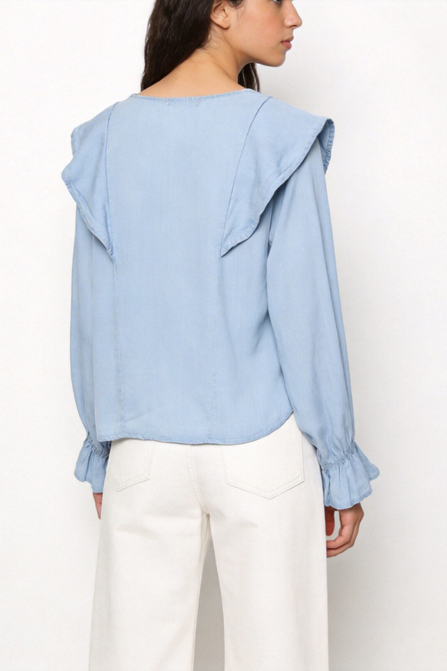 BLUSA ARMONIAS TEEN VOLANTES