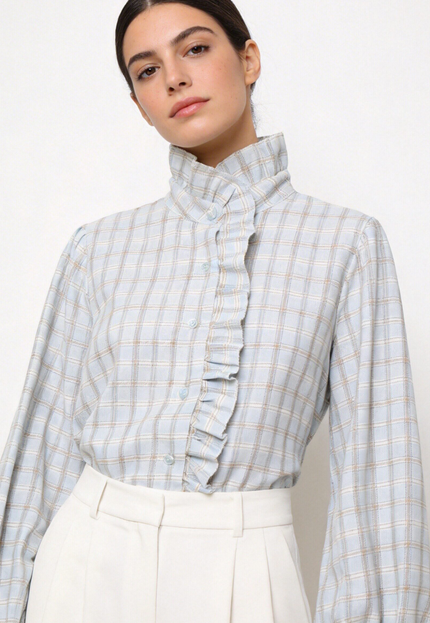 BLUSA ARMONIAS CUADROS