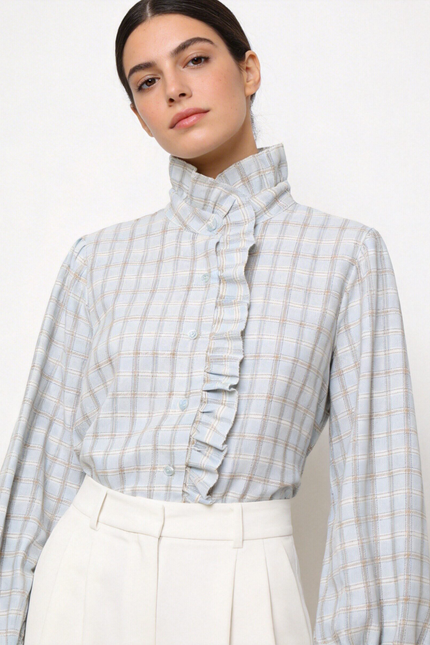 BLUSA ARMONIAS CUADROS