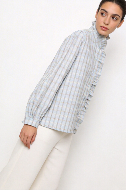 BLUSA ARMONIAS CUADROS