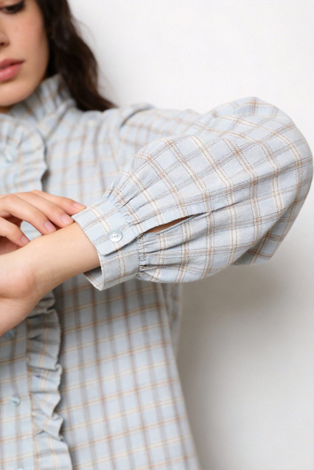 BLUSA ARMONIAS CUADROS